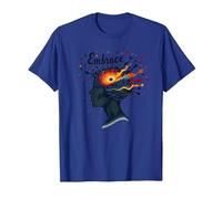 Abraza el Caos: inspiración Musical de Mente Creativa Camiseta, Hombre, Azul Real, XXL