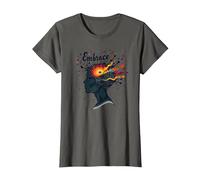 Abraza el Caos: inspiración Musical de Mente Creativa Camiseta, Mujer, Asfalto, XS