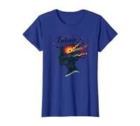 Abraza el Caos: inspiración Musical de Mente Creativa Camiseta, Mujer, Azul Real, S