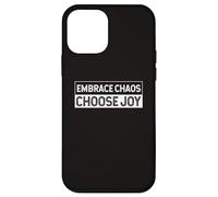 Abraza el caos y elige alegría Alegría Fe Positividad Carcasa para iPhone 12 mini