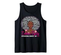Abraza la equidad Día Internacional de la Mujer Camiseta sin Mangas