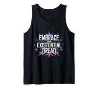 Abraza la Filosofía del Miedo existencial Estética nihilista Camiseta sin Mangas