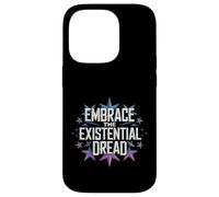 Abraza la Filosofía del Miedo existencial Estética nihilista Carcasa para iPhone 14 Pro