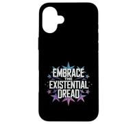 Abraza la Filosofía del Miedo existencial Estética nihilista Carcasa para iPhone 16 Plus