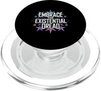 Abraza la Filosofía del Miedo existencial Estética nihilista PopSockets PopGrip para MagSafe