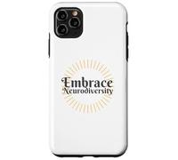 Abraza la neurodiversidad Autista Orgullo Lindo Transparente Carcasa para iPhone 11 Pro MAX