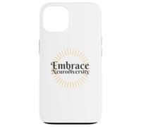 Abraza la neurodiversidad Autista Orgullo Lindo Transparente Carcasa para iPhone 13