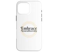 Abraza la neurodiversidad Autista Orgullo Lindo Transparente Carcasa para iPhone 16 Pro MAX