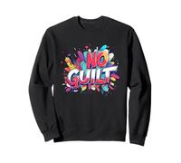 Abraza la vida colorida sin declaración de culpa Sudadera