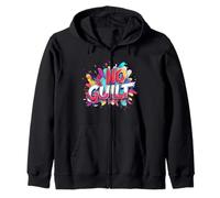Abraza la vida colorida sin declaración de culpa Sudadera con Capucha