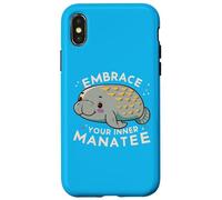 Abraza tu manatí Interior: Encuentra el Zen y apoya la conservación Carcasa para iPhone X/XS
