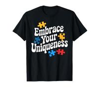 Abraza tu singularidad Cotización de apoyo de conciencia sobre el autismo Camiseta