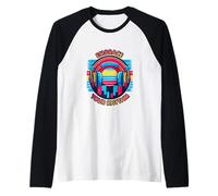 Abraza Tus Auriculares Rhythm Music Beat Vibe Camiseta Manga Raglan