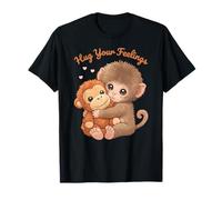 Abraza Tus Sentimientos, Lindo Mono bebé Camiseta