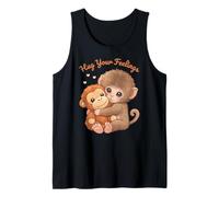 Abraza Tus Sentimientos, Lindo Mono bebé Camiseta sin Mangas