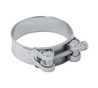 Abrazadera - abrazadera reforzada de 48 a 51 mm, fabricada en acero, ideal para fijar tuberías y conexiones con gran resistencia y durabilidad.