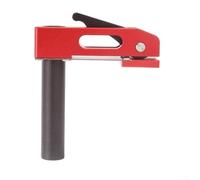 Abrazadera ajustable de acción rápida para carpintería para agujeros de mesa de 20 mm fabricada con aleación de aluminio para una sujeción segura y estable (rojo)