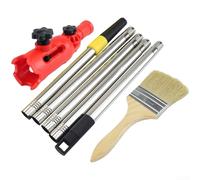 Abrazadera ajustable para herramientas de pintura con rotación de 180 grados y mandíbula de 39 mm de ancho para rodillos y cepillos, adecuada para postes de extensión para llegar a techos fácilmente