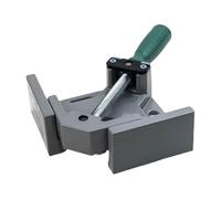 Abrazadera angular de 90 grados de aleación de aluminio, con un solo mango y mordaza oscilante ajustable for soldar, trabajar la madera y marcos de fotos.