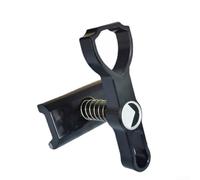 Abrazadera C Aluminio CNC Maneta Escudo para brompton Abrazadera | Aluminio aeronáutico, peso 30.4g, mecanizado CNC para preciso, para ajuste perfecto, color negro mate(Black)