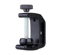 Abrazadera C con agujero de rosca de 1/4 pulgadas, abrazaderas de aluminio resistentes para soporte de escritorio, monitores LCD, soporte de abrazadera de escritorio, soporte de tableta y portátil