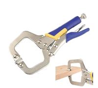 Abrazadera C de bloqueo, Abrazaderas C de alta resistencia | Abrazaderas C, Abrazaderas para mesa de soldadura Apertura ajustable - Abrazaderas para mesa de soldadura, Alicates de bloqueo con agarre d