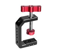 Abrazadera C de escritorio multifunción para fotografía y videografía con agujeros de tornillo de 1/4 3/8 abrazadera tipo C