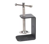 Abrazadera C de hierro multiusos con capacidad de agarre de 60 mm y doble puerto roscado de 1/4 pulgadas para iluminación de estudio, abrazadera global