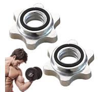 Abrazadera con mancuernas - Fijación de peso 6,5x6,5x1,5 cm, Tapones para gimnasio | Estabilidad antideslizante Seguridad de equipos de resistencia, entrenamiento de fuerza Protección de equilibrio