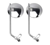 Abrazadera Cromada Motocicleta En Espejos Espejo Montaje Manillar 7/8 "22mm | Retrovisor Moto Resistente Al Agua Resistente A Colisiones Resistente A Impactos