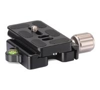 Abrazadera DC-50 de 50 mm + placa QR compatible con ARCA / RRS / Manfrotto RC2
