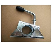 Abrazadera de 48 mm for remolque jockey rueda o soporte de punta, gato de remolque, abrazadera de rueda de jinete de remolque, piezas de remolque,Montaje flexible