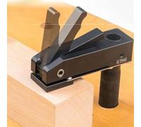 Abrazadera de acción rápida para banco de trabajo para agujeros de perro de 19/20 mm con distancia máxima de sujeción de 60 mm, tres niveles de fuerza ajustables de 85 mm o 175 mm, elección de mango