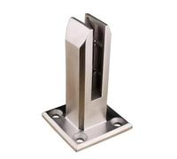 Abrazadera de Acero Inoxidable 304 for Panel Vidrio, Cerca Piscina, Soporte Escalera, Espiga, barandilla, Piso, terraza, Montaje para DoméStico