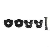Abrazadera de acero para tija de sillín de bicicleta ovalada de 7 x 9 mm y 7 x 7 mm, clip de asiento de bicicleta con pernos, compatible con asientos de riel de carbono, juego de cierres de riel