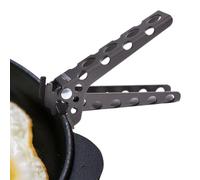 Abrazadera de agarre para ollas calientes, agarre ligero a prueba de óxido, pinzas de agarre antiquemaduras, pinzas seguras para levantar ollas para camping, cocina al aire libre, utensilios de cocina