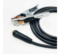 Abrazadera de alambre de tierra para máquina de soldar, abrazadera de plasma de 300 A, material de cobre compatible con 10 cables de soldadura cuadrados, longitudes opcionales de 2 m a 5 m para un