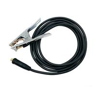 Abrazadera de alambre de tierra para máquina de soldar, abrazadera de plasma de cobre nominal de 300 A con longitudes de cable opcionales de 2 m, 4 m, 5 m, 10 cuadrados para una conexión fiable a