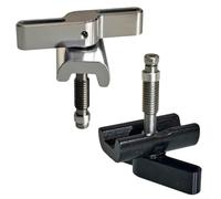 Abrazadera de aleación de aluminio con hebilla en C para bicicletas Brompton para minimizar el movimiento entre las secciones del marco durante el uso (negro)