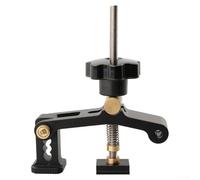 Abrazadera de aleación de aluminio para carpintería con inserto de latón, sujeción ajustable en T para mesa de enrutador, accesorio de tornillo de banco mecanizado CNC antideslizante, ajustes de 3 o 5