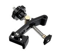 Abrazadera de aleación de aluminio para carpintería de ajuste rápido con ranura en T para mesa de sierra ingletadora con patas de goma antideslizantes de 3 a 5 pasos