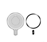 Abrazadera de aleación de aluminio para teléfono con agarre magnético para DJI para osmo Mobile 7P/7, adaptador de montaje compacto plateado para videografía de cardán estable