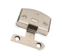 Abrazadera de aleación de zinc for puerta de cristal, bisagra for vitrina, soporte protector multifuncional for bisagra, accesorios for muebles, herrajes(Type3-black-1PC)