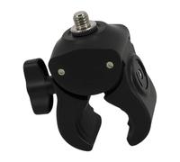 Abrazadera de alta resistencia con agujeros dobles de tornillo hembra de 1/4 pulgadas y macho de 3/8 pulgadas para trípodes de cámara, accesorios de montaje, abrazadera de transmisión en vivo