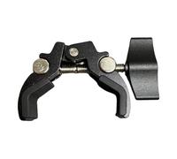 Abrazadera de aluminio con abrazadera de doble cabeza de bola Soporte de video roscado de 1 / 4 de pulgada para monitor de cámara de acción Accesorios de luz LED Extensión de brazo de doble zócalo de