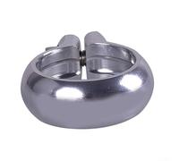 Abrazadera de aluminio para tija de sillín de bicicleta de 22,2 mm y 25,4 mm, liberación rápida para niños, tubo de sillín de bicicleta, antideslizante, ligero, accesorio de repuesto (gris 25,4 mm)