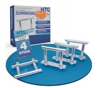 Abrazadera de amarre | 2500 daN | Ojales de amarre Sujeción de carga Abrazadera en U | adecuada para remolques de coches, furgonetas, Sprinter, camiones | incl. contraplaca y tuercas M12 (4 unidades)