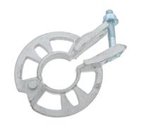 Abrazadera de Andamio Tipo Roseta de Acero Forjado, Anillo Móvil | Conexión Ajustable, Montaje sin Fisuras, para Tubos de Andamio y Luminarias de Escenario, Plata
