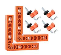 Abrazadera de ángulo de 90 grados, ángulo de 90 grados, tensor de ángulo, tensor de ángulo de 90 grados, 2 unidades de ángulo de posicionamiento de 90 grados, dispositivo de cuña en ángulo recto,