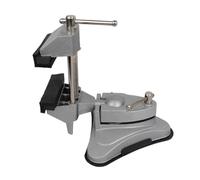 Abrazadera de banco de trabajo de aleaciones de aluminio con posicionamiento de 360 grados, flexibilidad de cabeza giratoria, ventosa base de vacío, herramienta de tornillo de banco de trabajo de